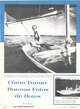 Cómo Tomar Buenas Fotos de Botes - Noviembre 1969
