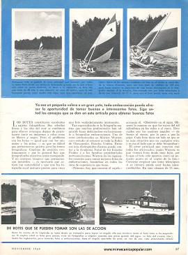 Cómo Tomar Buenas Fotos de Botes - Noviembre 1969