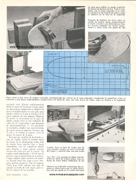 Cómo Construir Esquís Reversibles - Noviembre 1962