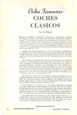 Ocho Famosos Coches Clásicos - Marzo 1961
