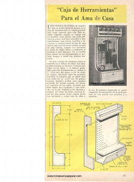 Caja de Herramientas Para el Ama de Casa - Noviembre 1969