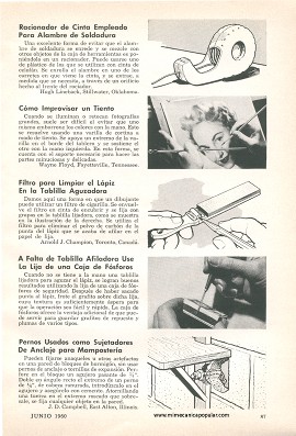 11 ideas prácticas para el hogar - taller casero - Junio 1960
