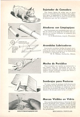 11 ideas prácticas para el hogar - taller casero - Junio 1960