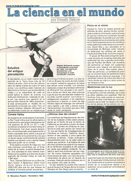 La ciencia en el mundo - Noviembre 1985