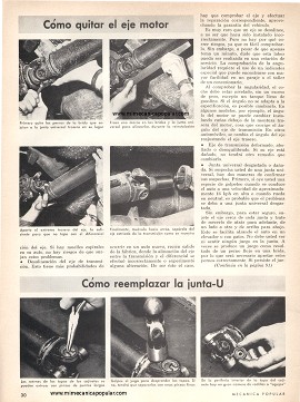 Molestos Ruidos del Eje Transmisor - Marzo 1968
