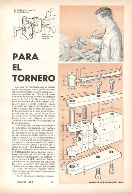 Para el tornero: Piezas esféricas - Mayo 1960