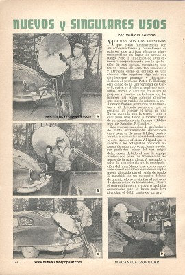 Singulares Usos de los Grabadores de Cinta - Septiembre 1953