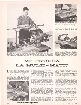 MP Prueba La Multi-Matic - Mayo 1964