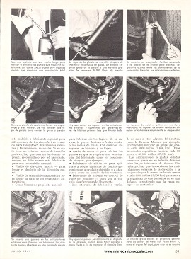 Cómo Montar su Propio Taller de Lubricación - Julio 1969