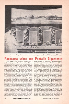 Panorama sobre una Pantalla Gigantesca - Noviembre 1949