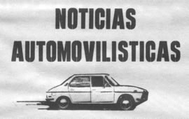 Noticias Automovilísticas - Enero 1973