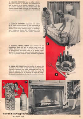 Novedades Para el Hogar  - Marzo 1955