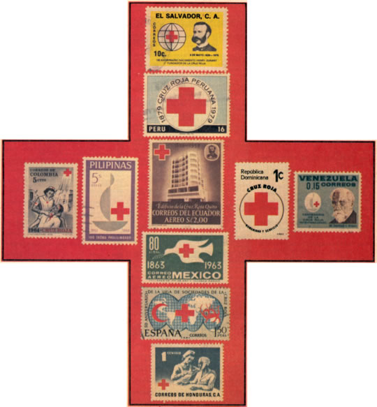 Filatelia - Cruz Roja - por Ignacio A. Ortiz Bello