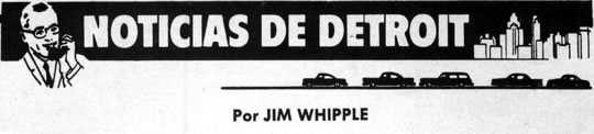 Noticias de Detroit - Por Jim Whipple - Septiembre 1964