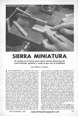 Sierra Miniatura