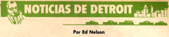 Noticias de Detroit - Por Ed Nelson - Diciembre 1965