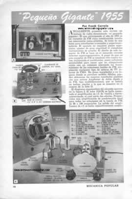 "Pequeño Gigante" 1955 Radiorreceptor de FM