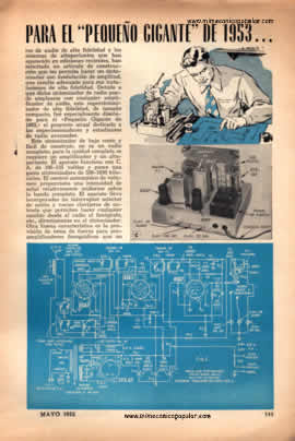 Sintonizador Superheterodino de A.F. Para el "Pequeño Gigante" de 1953 . . .