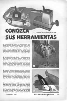 Conozca sus Herramientas - Febrero 1959