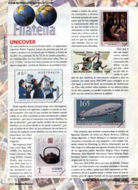 Filatelia - Unicover - Por Ignacio A. Ortiz Bello - Mayo 1997