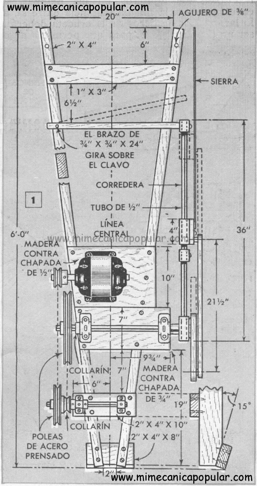 Notas de Taller - Sierra Mecánica - Diciembre 1947