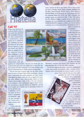 Filatelia - Cali '97 - Por Ignacio A. Ortiz Bello - Julio 1997