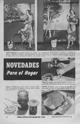 Novedades Para el Hogar - Agosto 1951