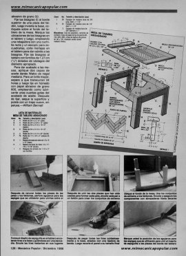 7 muebles para hacer - Diciembre 1986