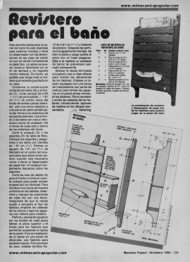 7 muebles para hacer - Diciembre 1986