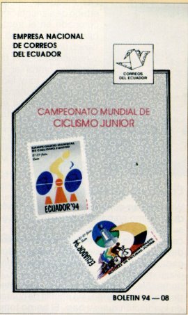 Filatelia - Quito 94 - por Ignacio A. Ortiz Bello - 40 años de periodismo filatélico