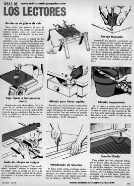 Ideas de Los Lectores - Julio 1967
