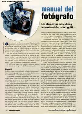 Manual del fotógrafo - Febrero 2000 - Los elementos masculino y femenino del arte fotográfico