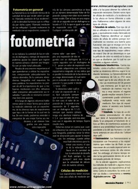Manual del fotógrafo - Junio 2001 - Principios de fotometría
