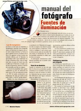 Manual del fotógrafo - Marzo 2001 - Fuentes de iluminación