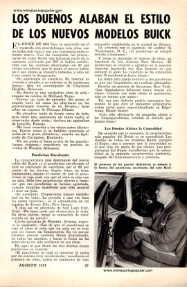 El Buick 54 Visto por sus Dueños - Agosto 1954