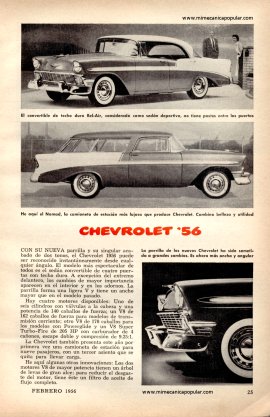 Chevrolet '56 - Febrero 1956