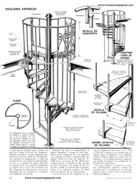 Construya Ud. Sus Escaleras de Espirales - Abril 1970