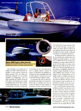 Los nuevos botes rompen el viejo molde con diseños innovadores y conceptos refrescantes - Marzo 2001