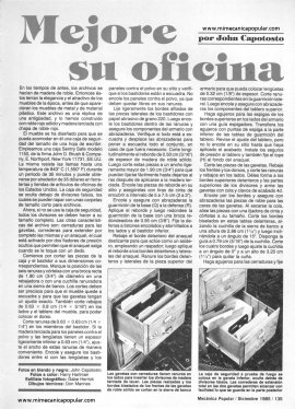 Mejore su oficina - Gavetero - Diciembre 1985