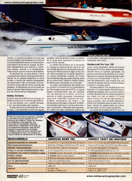 Botes Para Esquiar - Octubre 1994
