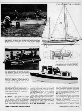 Cómo construir su embarcación - Enero 1979