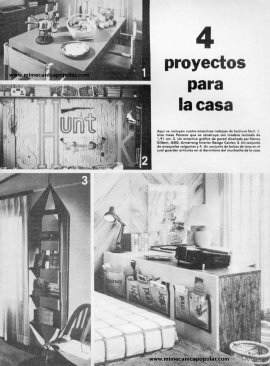 4 proyectos para la casa - Marzo 1979