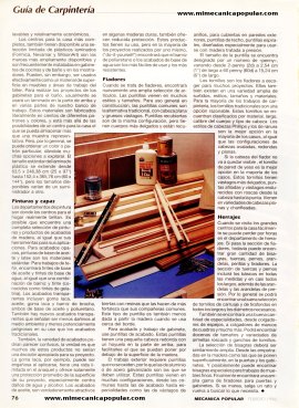 Guía de Carpintería - Materias Primas - Febrero 1996