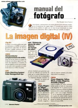 Manual del Fotógrafo - La imagen digital (IV) - Diciembre 2002