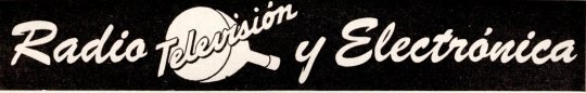 Radio Televisión y Electrónica - Mayo 1954