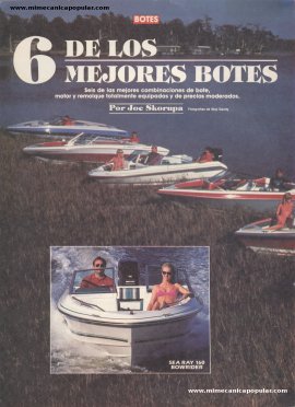 6 de los Mejores Botes - Agosto 1990