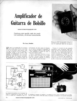 Amplificador de Guitarra de Bolsillo - Enero 1967
