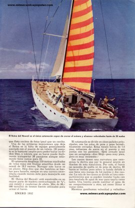 Catamarán Cubierto - Enero 1952