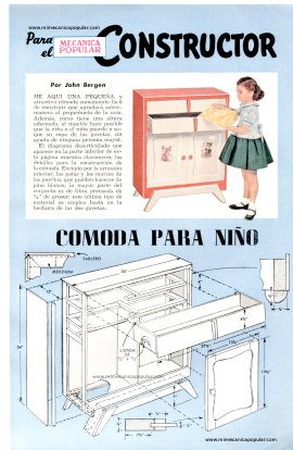 Cómoda para Niño - Julio 1955