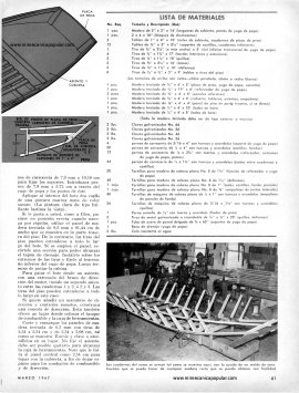 Construya este Bote Fluvial - Marzo 1967